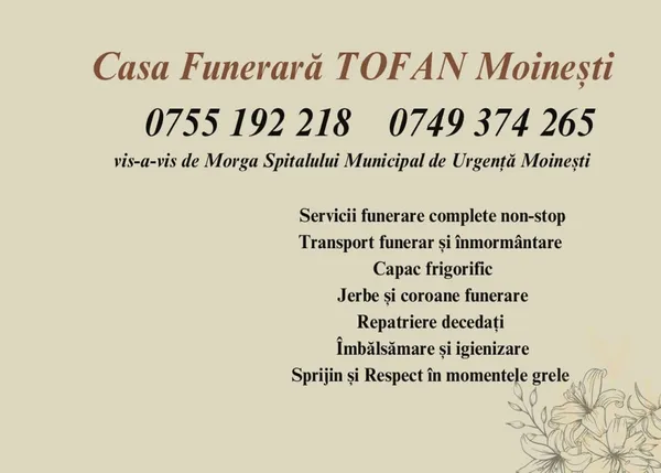 Casa Funerară Tofan Moinești — Moinești