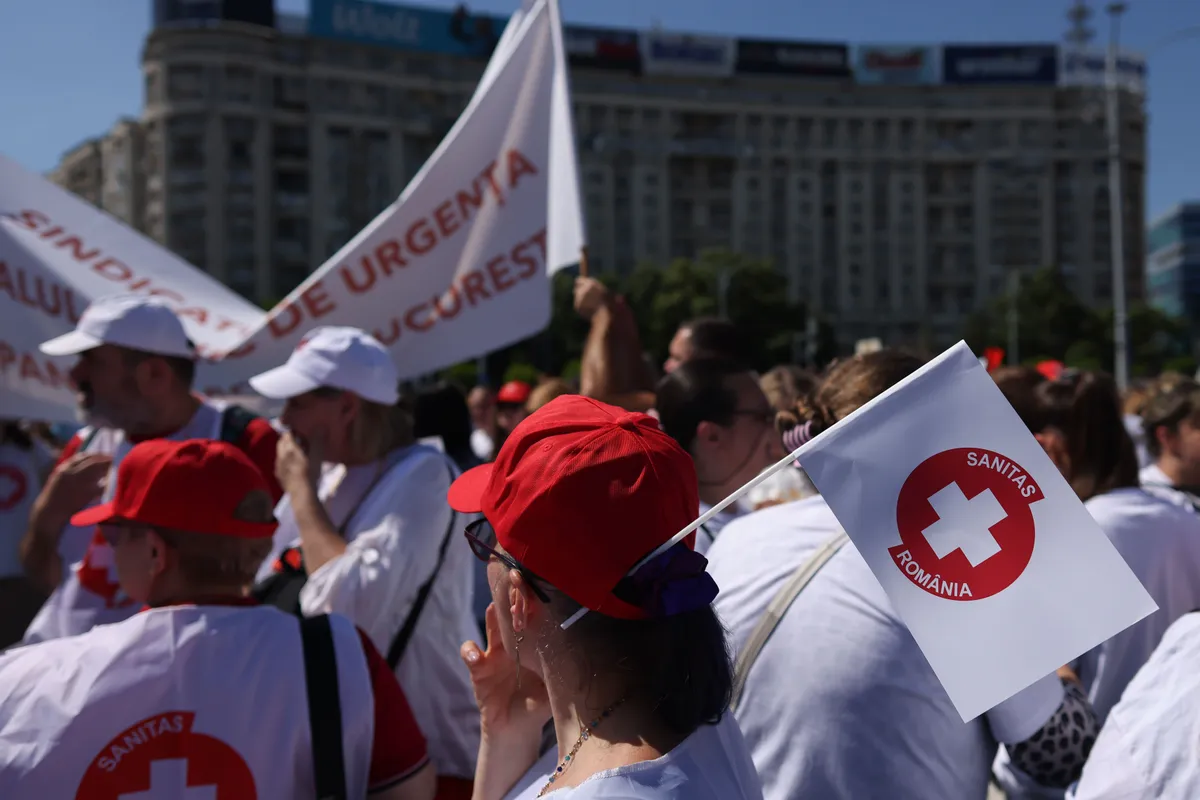 Grevă în spitale luni: aproape 500 de unități blocate 2 ore, nemulțumiri privind legea salarizării
